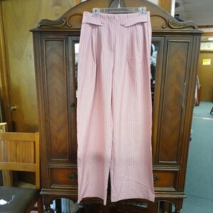 Ovi Pink Striped Women's Pants